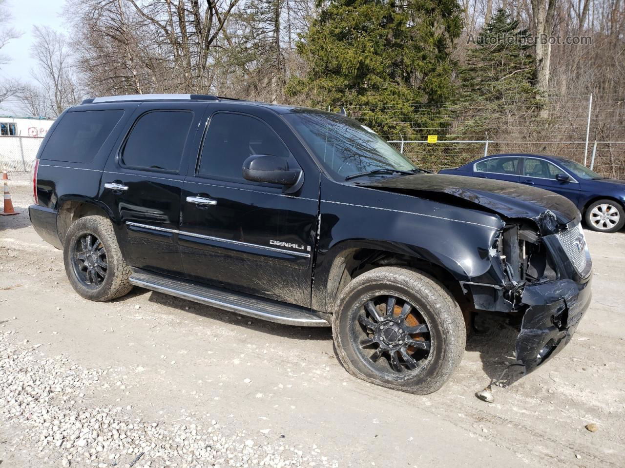 2007 Gmc Yukon Denali Black vin: 1GKFK63887J396972