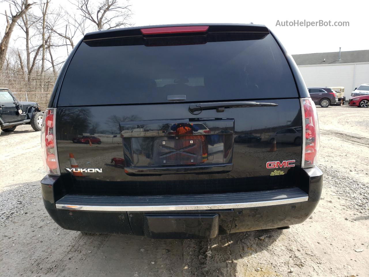 2007 Gmc Yukon Denali Черный vin: 1GKFK63887J396972