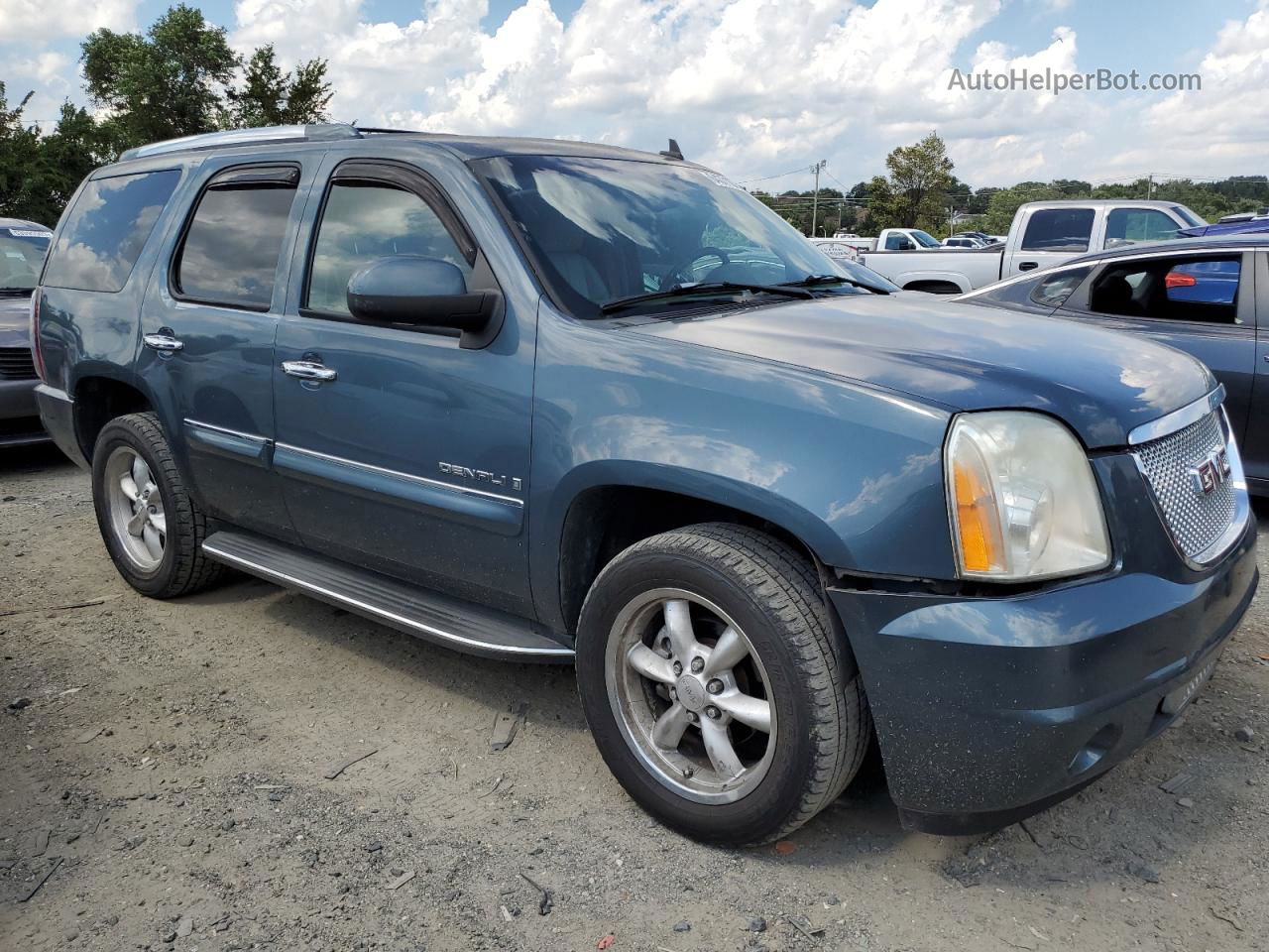 2007 Gmc Yukon Denali Blue vin: 1GKFK63897J186154