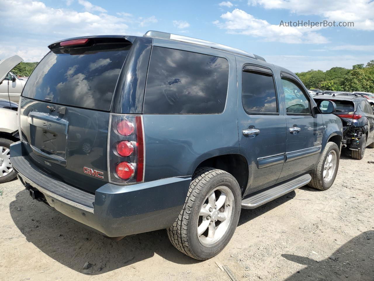 2007 Gmc Yukon Denali Синий vin: 1GKFK63897J186154