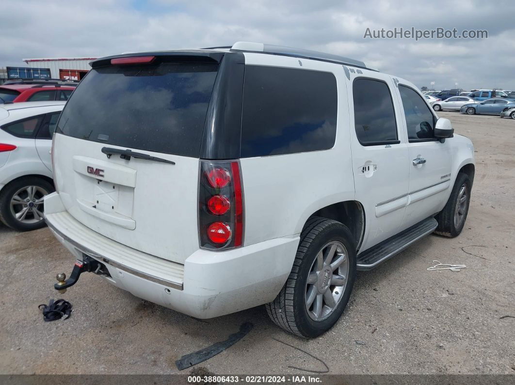 2007 Gmc Yukon Denali White vin: 1GKFK63897J205267