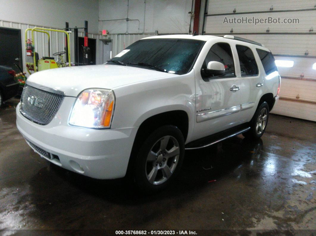 2007 Gmc Yukon Denali White vin: 1GKFK63897J286075