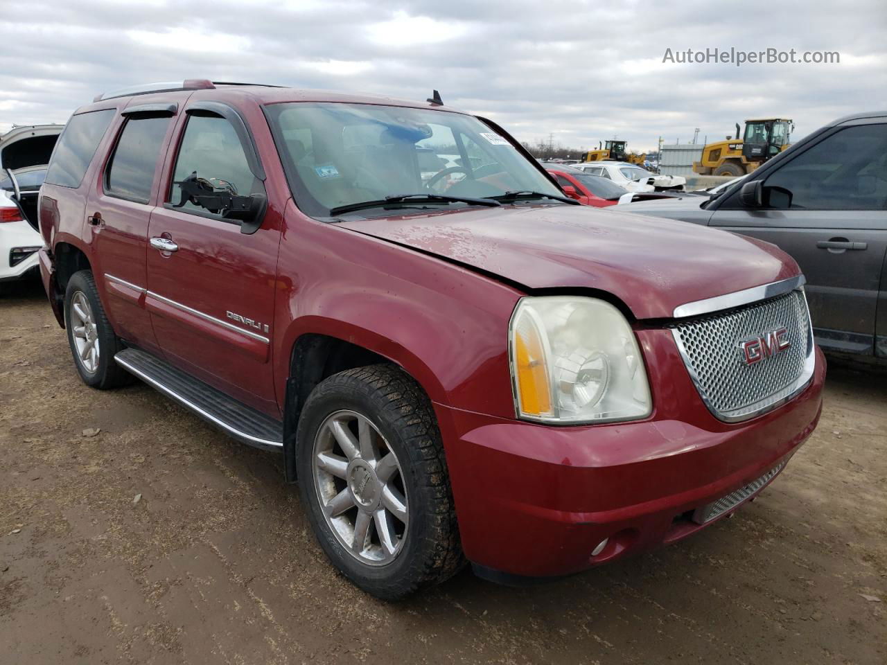 2007 Gmc Yukon Denali Red vin: 1GKFK638X7J182307