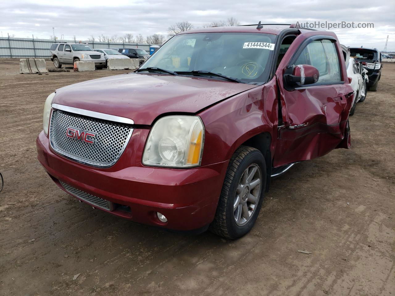 2007 Gmc Yukon Denali Red vin: 1GKFK638X7J182307