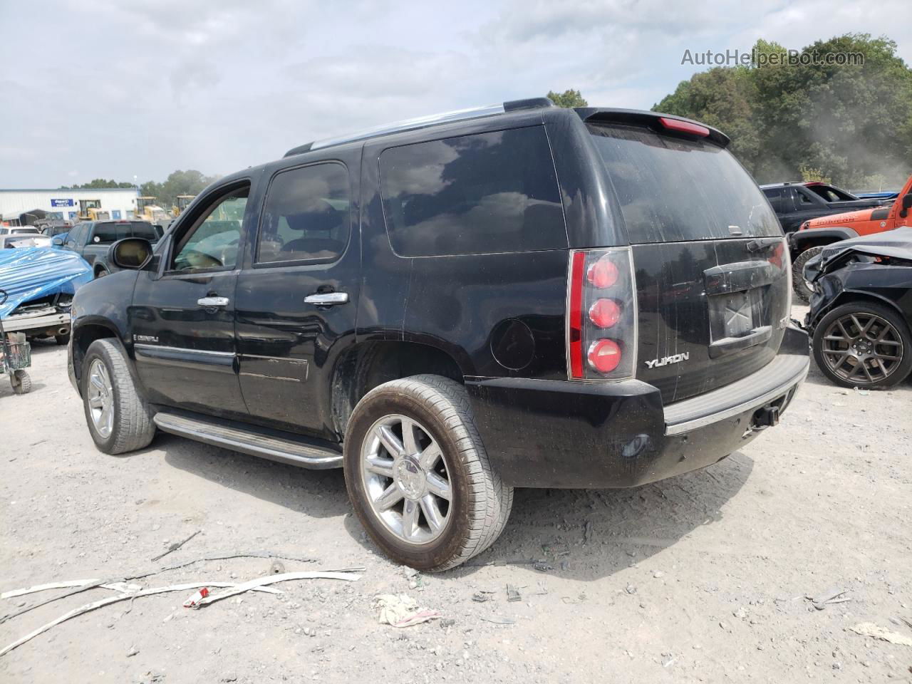 2007 Gmc Yukon Denali Черный vin: 1GKFK638X7J330097