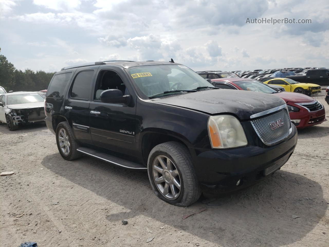 2007 Gmc Yukon Denali Black vin: 1GKFK638X7J330097