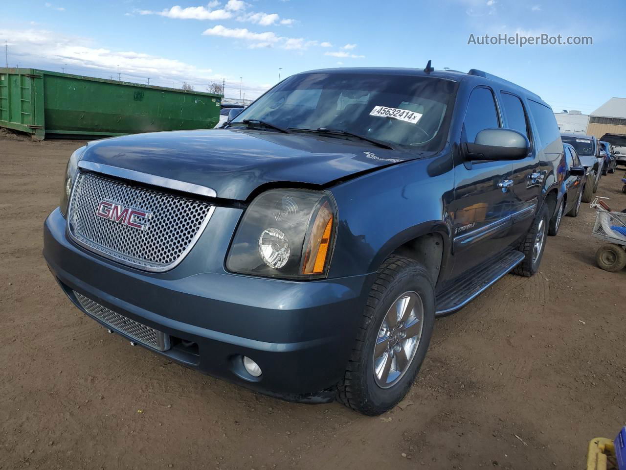 2007 Gmc Yukon Xl Denali Blue vin: 1GKFK66807J191061