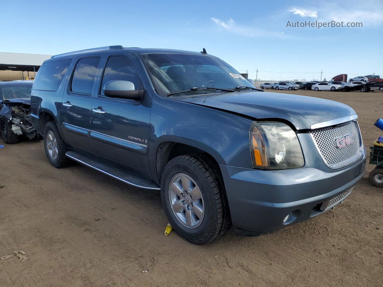 2007 Gmc Yukon Xl Denali Синий vin: 1GKFK66807J191061