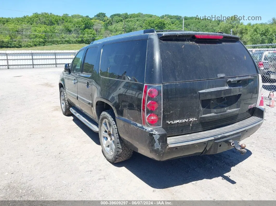 2007 Gmc Yukon Xl 1500 Denali Black vin: 1GKFK66827J307067