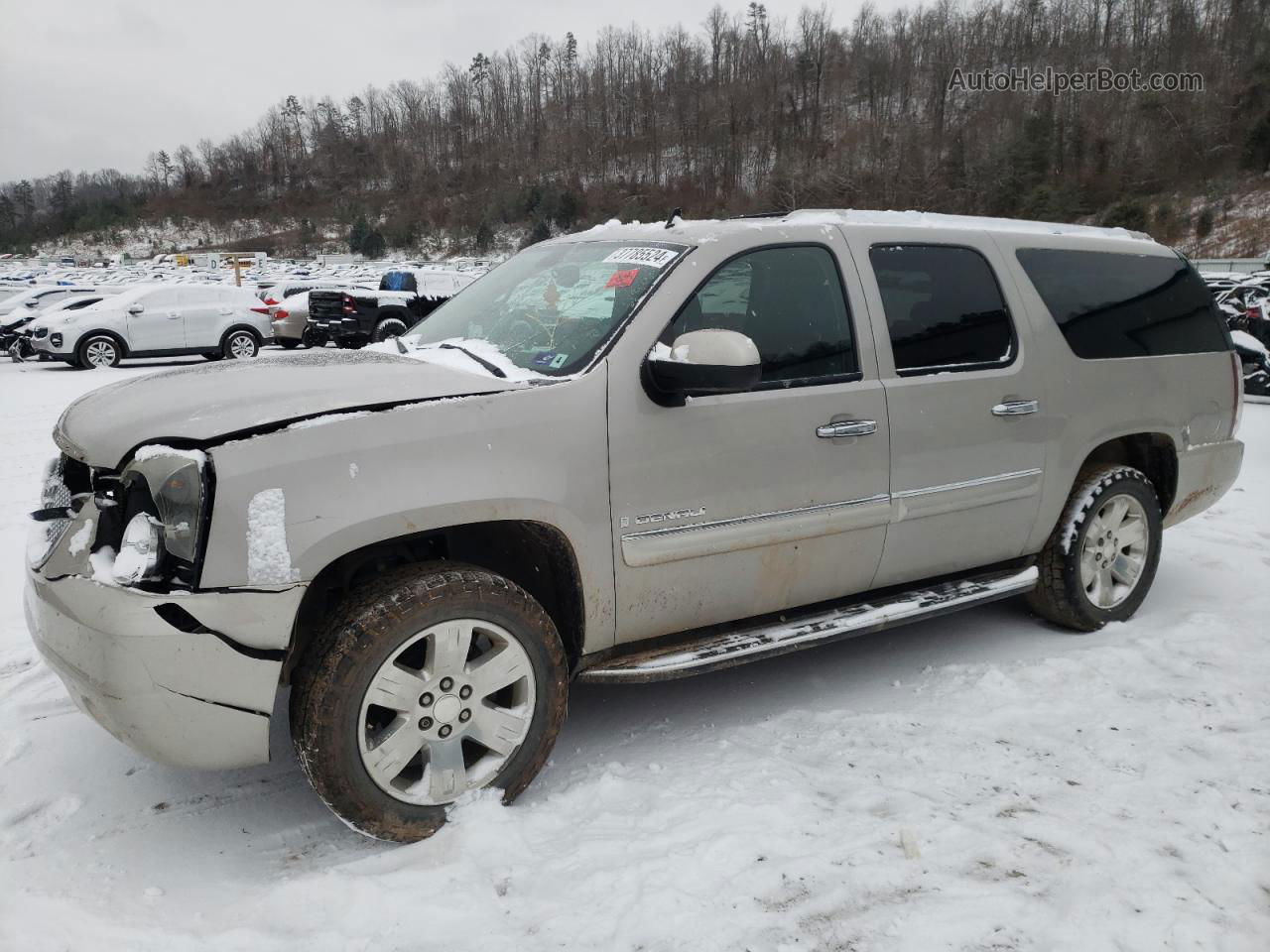 2007 Gmc Yukon Xl Denali Бежевый vin: 1GKFK66837J314853