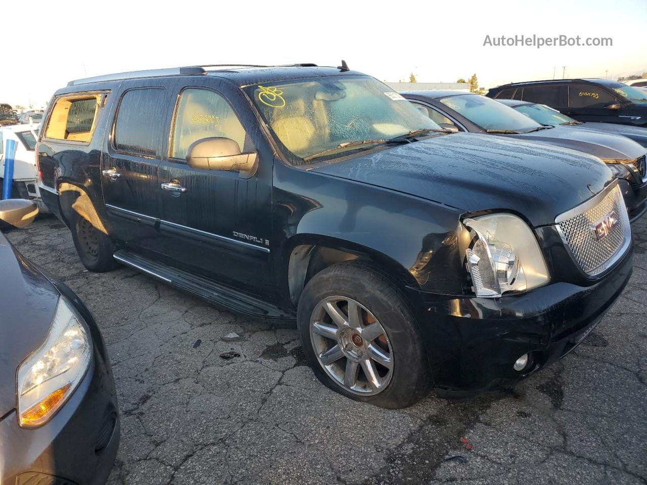 2007 Gmc Yukon Xl Denali Черный vin: 1GKFK66847J144390