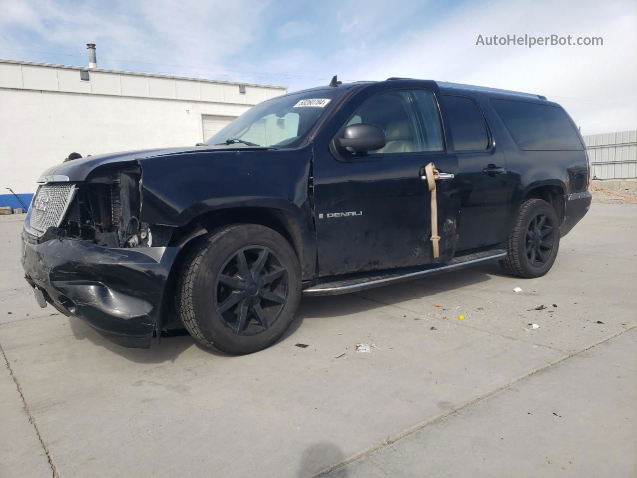 2007 Gmc Yukon Xl Denali Black vin: 1GKFK66847J318541