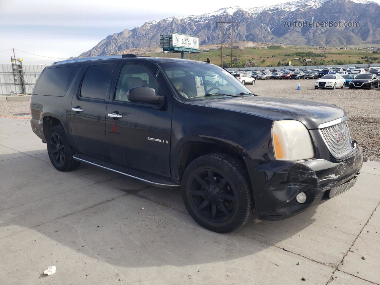 2007 Gmc Yukon Xl Denali Черный vin: 1GKFK66847J318541