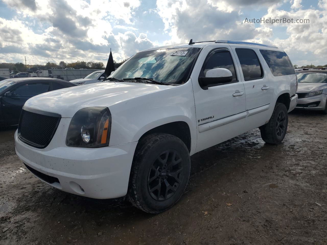 2007 Gmc Yukon Xl Denali White vin: 1GKFK66857J283525