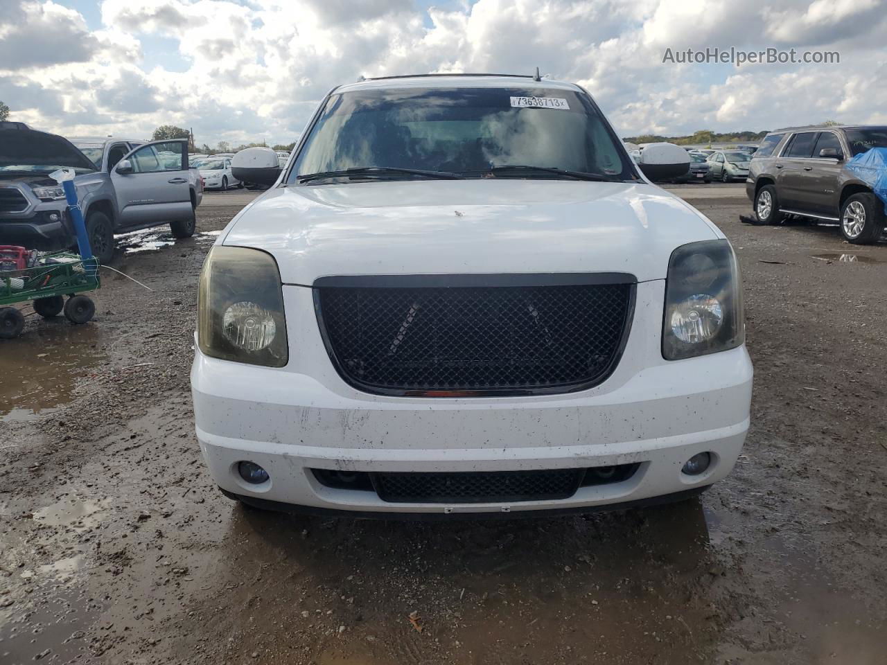 2007 Gmc Yukon Xl Denali White vin: 1GKFK66857J283525