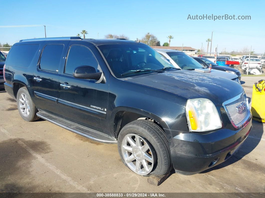 2007 Gmc Yukon Xl 1500 Denali Black vin: 1GKFK66857J305068