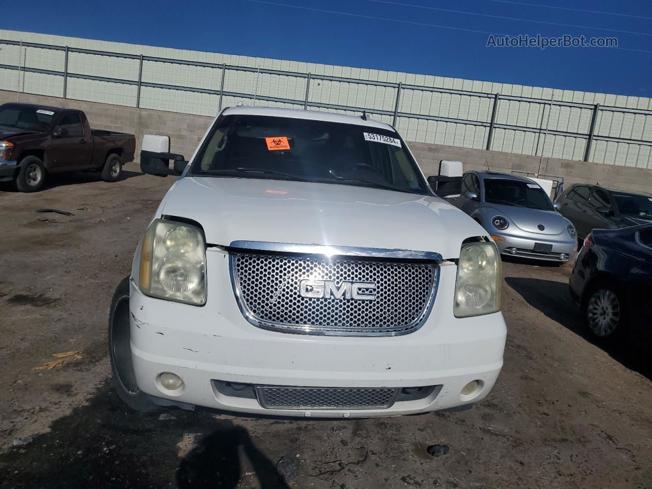 2007 Gmc Yukon Xl Denali White vin: 1GKFK66867J221275