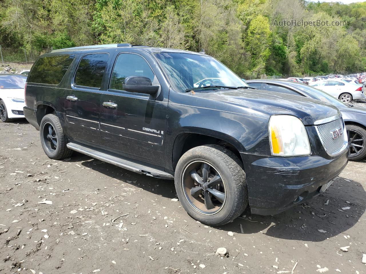 2007 Gmc Yukon Xl Denali Черный vin: 1GKFK66867J284313