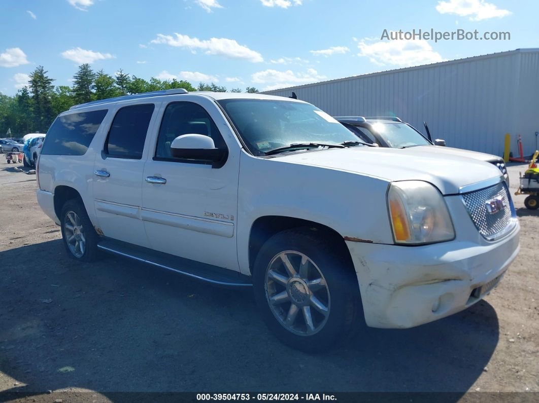 2007 Gmc Yukon Xl 1500 Denali White vin: 1GKFK66867J380152