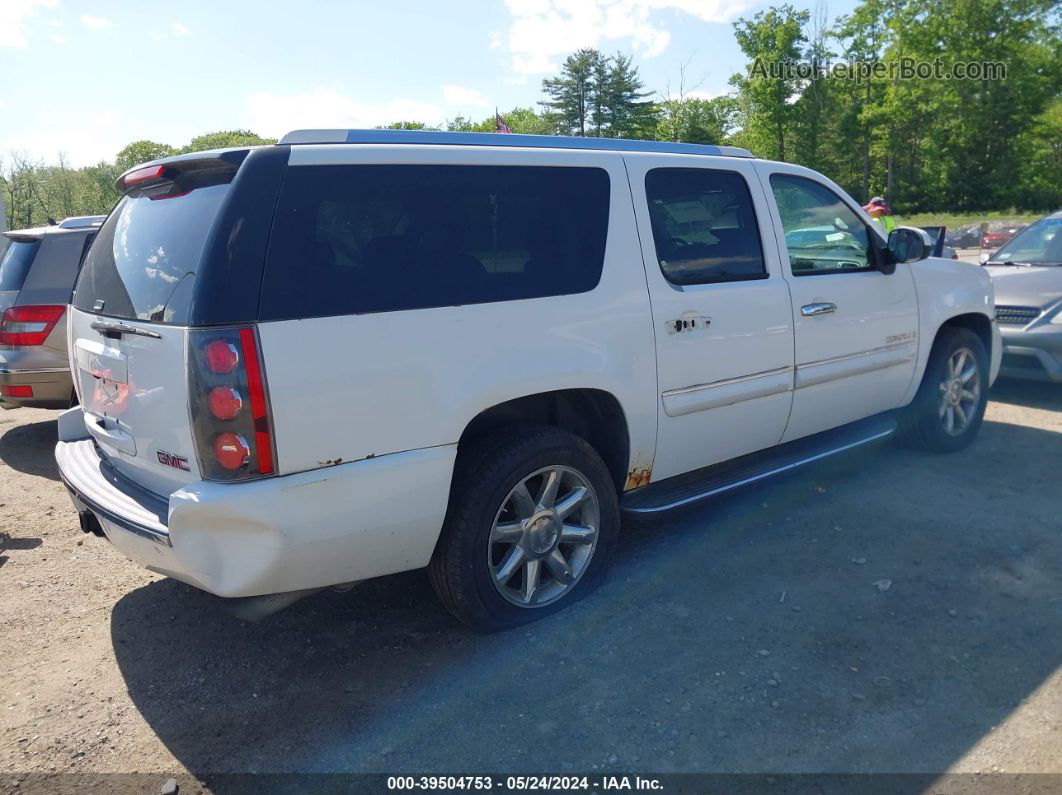 2007 Gmc Yukon Xl 1500 Denali White vin: 1GKFK66867J380152