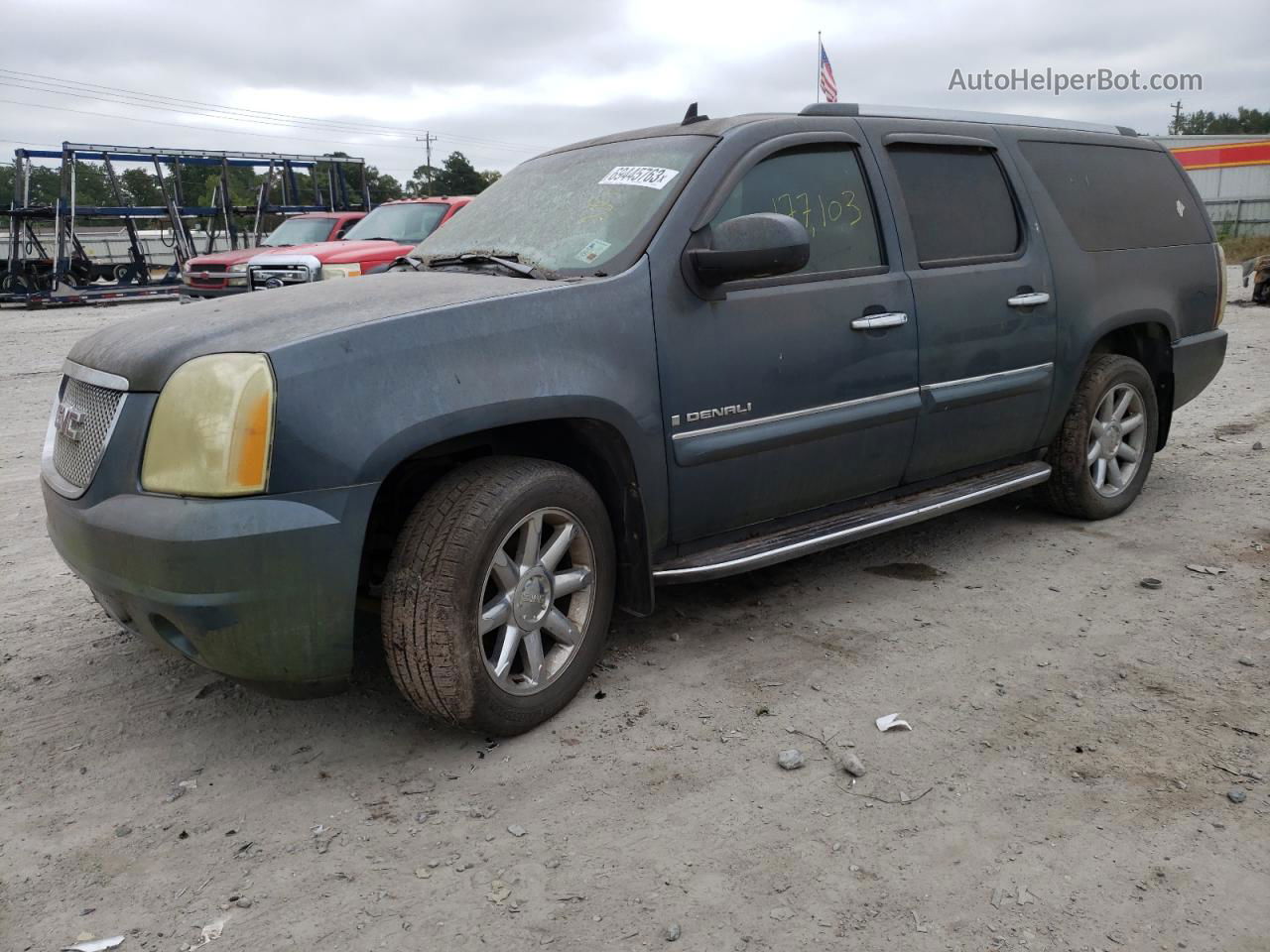 2007 Gmc Yukon Xl Denali Blue vin: 1GKFK66877J301832