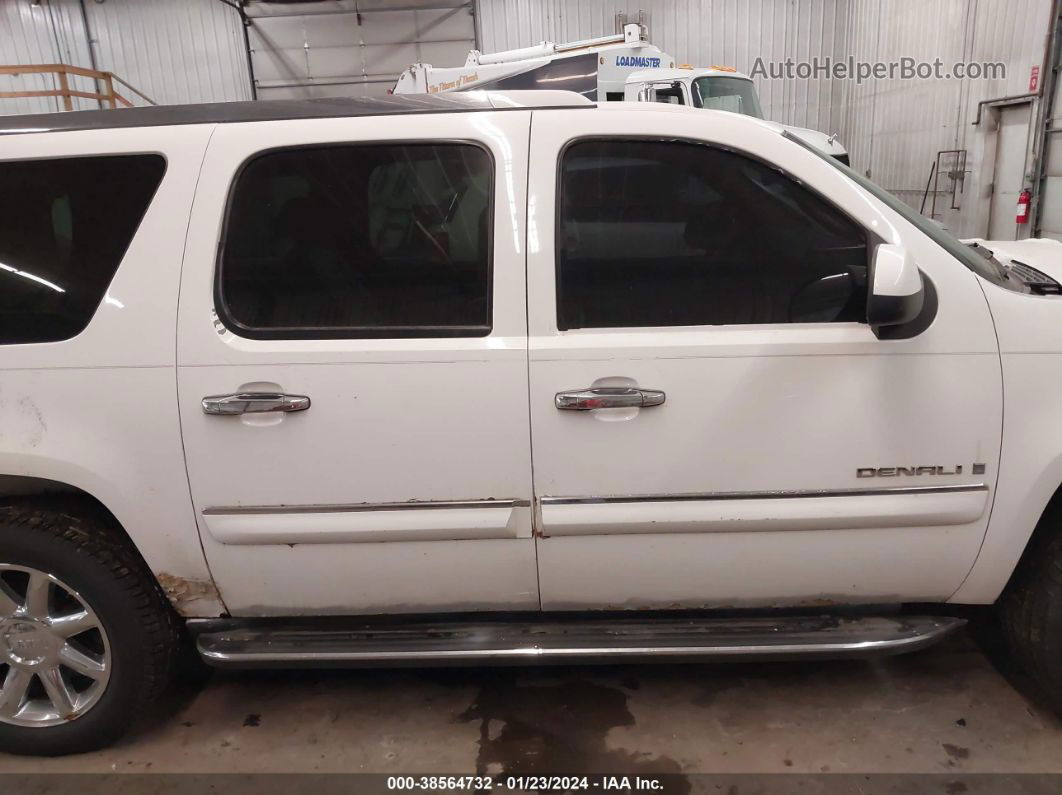 2007 Gmc Yukon Xl 1500 Denali White vin: 1GKFK66897J218015