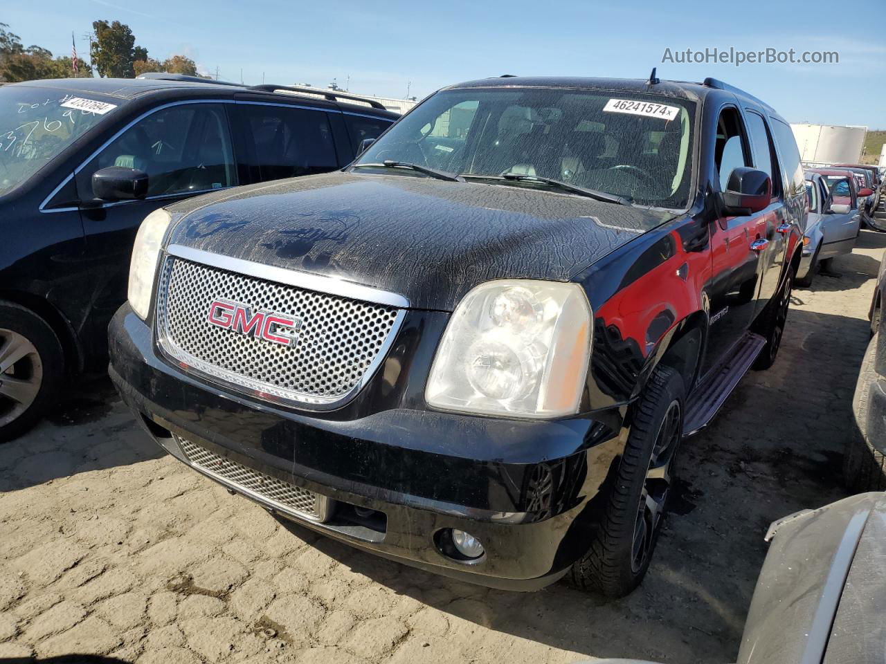 2007 Gmc Yukon Xl Denali Черный vin: 1GKFK66897J350059