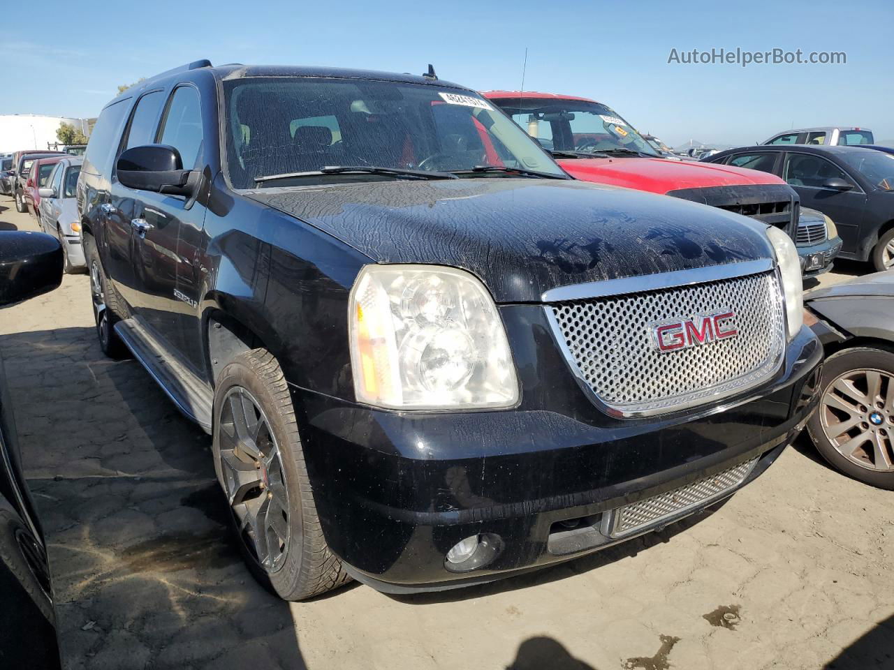 2007 Gmc Yukon Xl Denali Черный vin: 1GKFK66897J350059