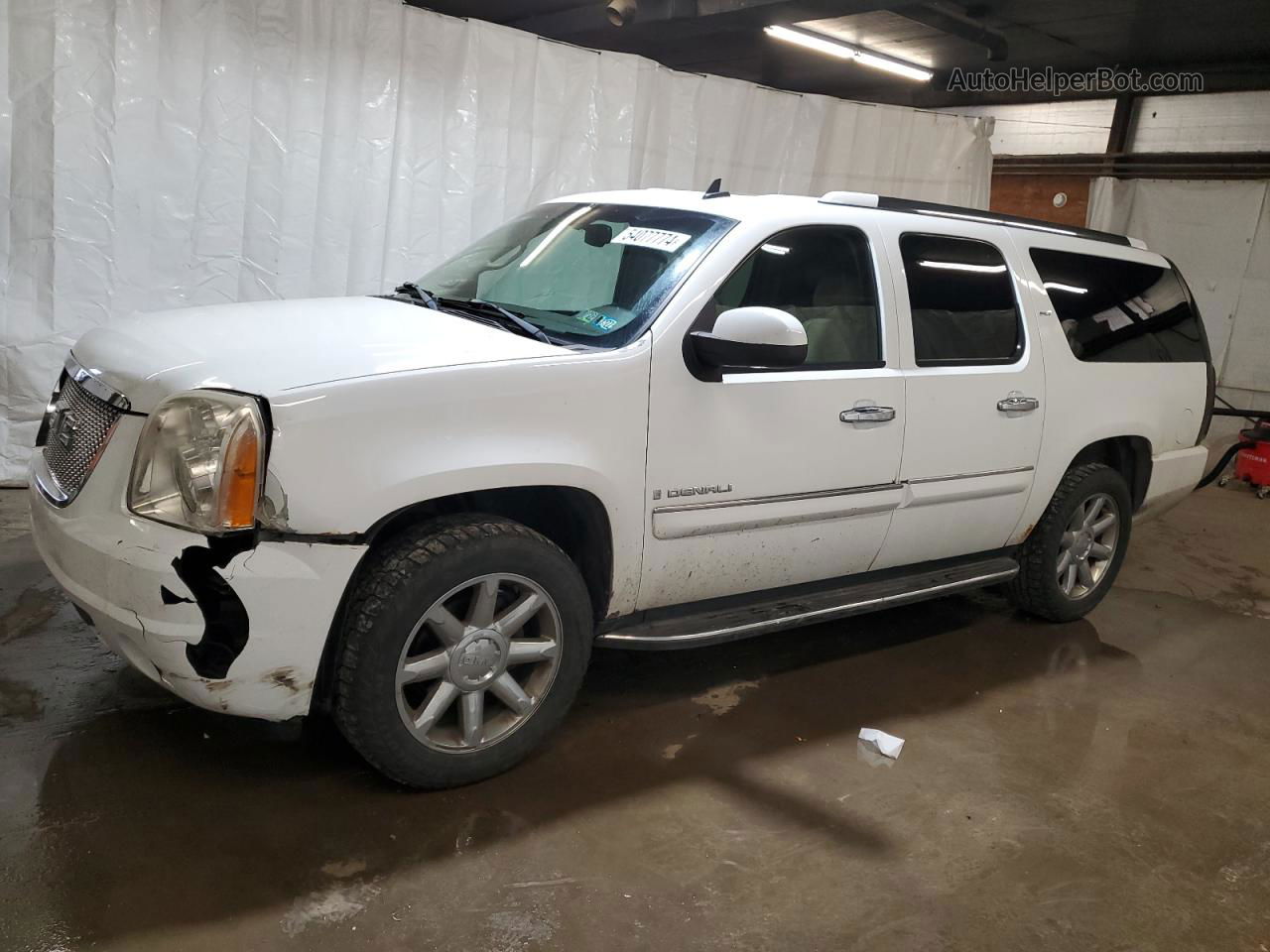 2007 Gmc Yukon Xl Denali White vin: 1GKFK668X7J335280