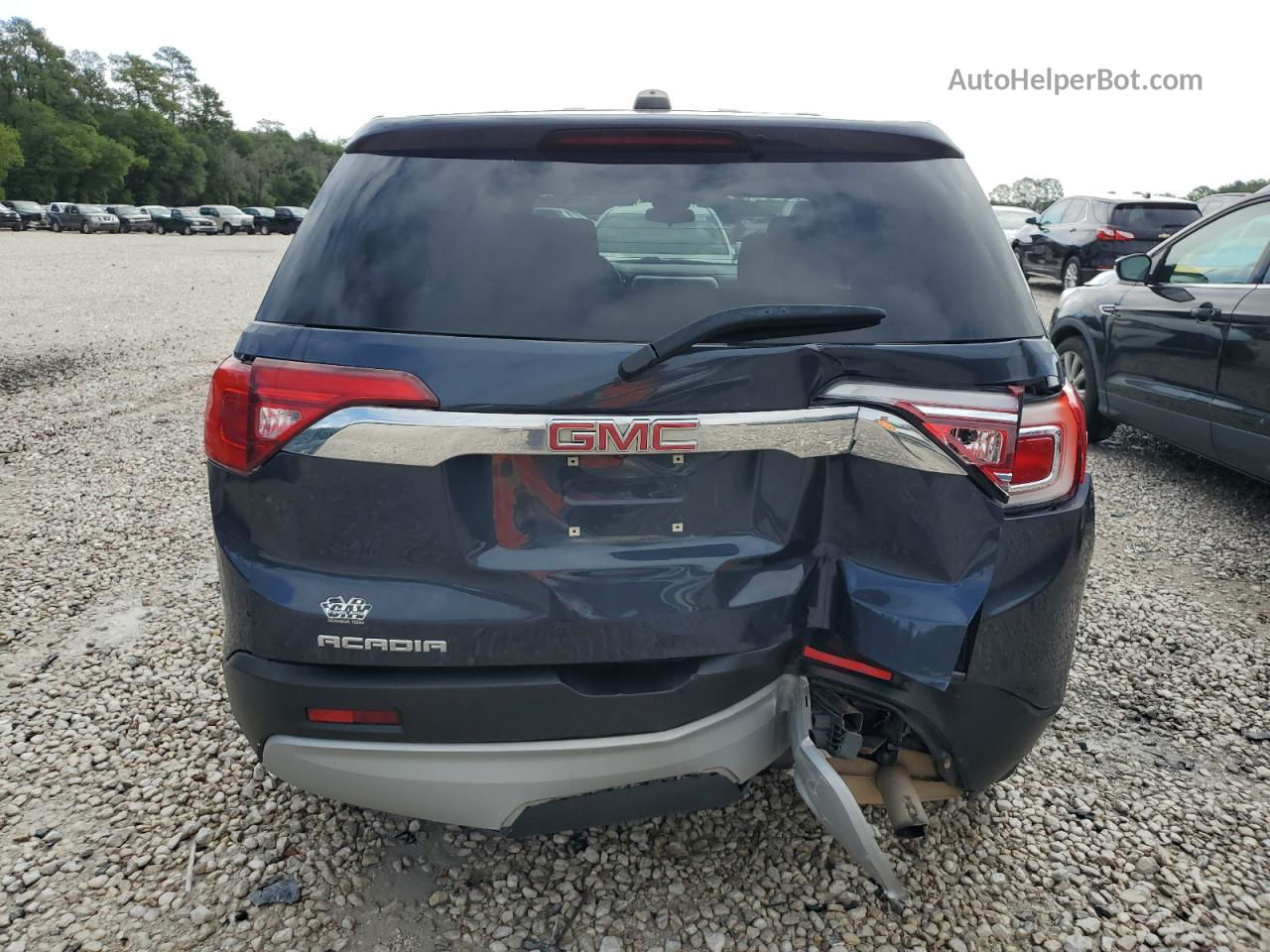 2019 Gmc Acadia Sle Синий vin: 1GKKNKLA0KZ195272