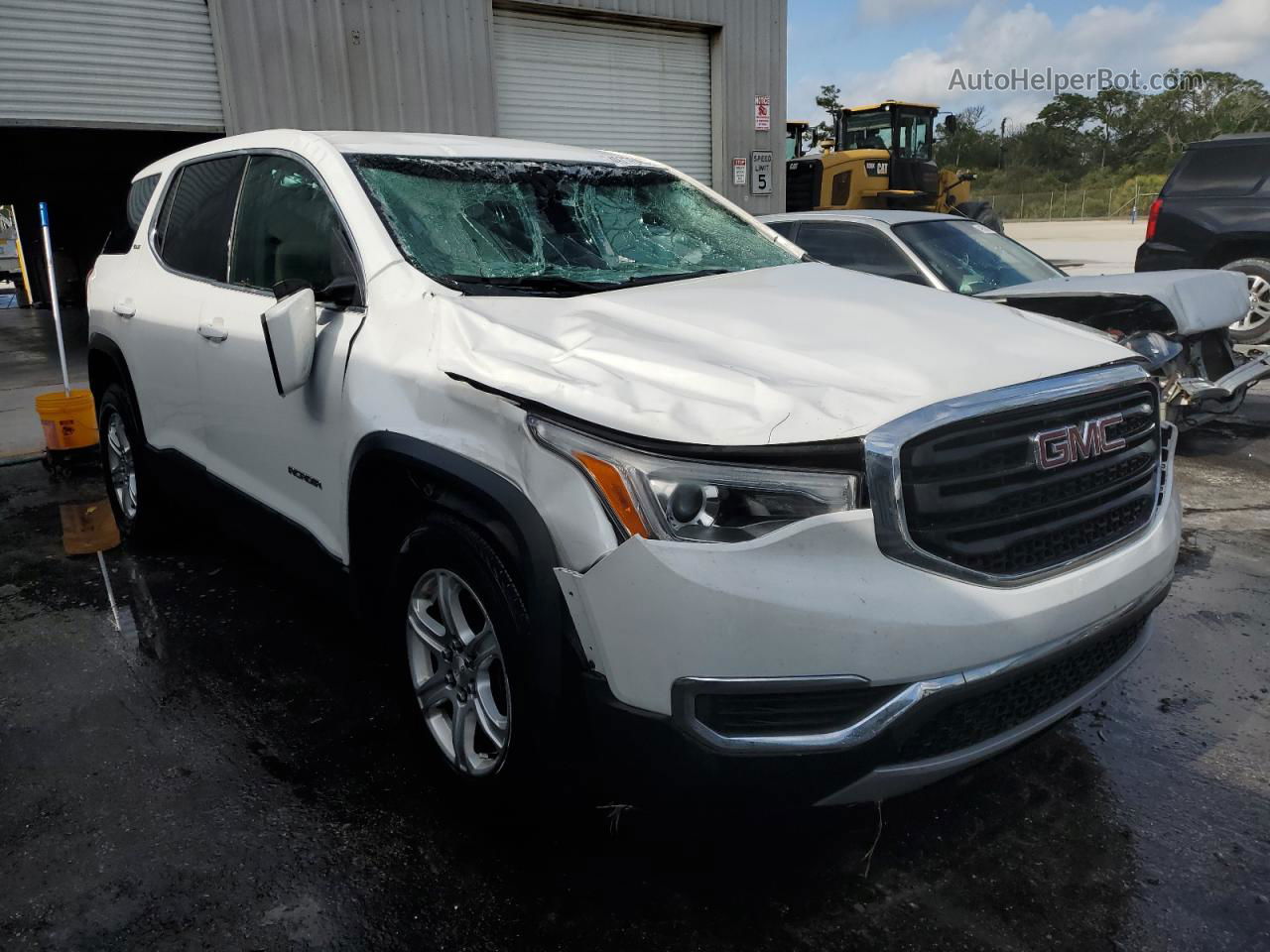 2019 Gmc Acadia Sle Белый vin: 1GKKNKLA2KZ231205