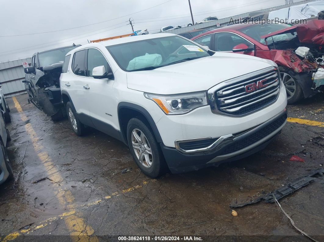 2019 Gmc Acadia Sle-1 White vin: 1GKKNKLA3KZ121425