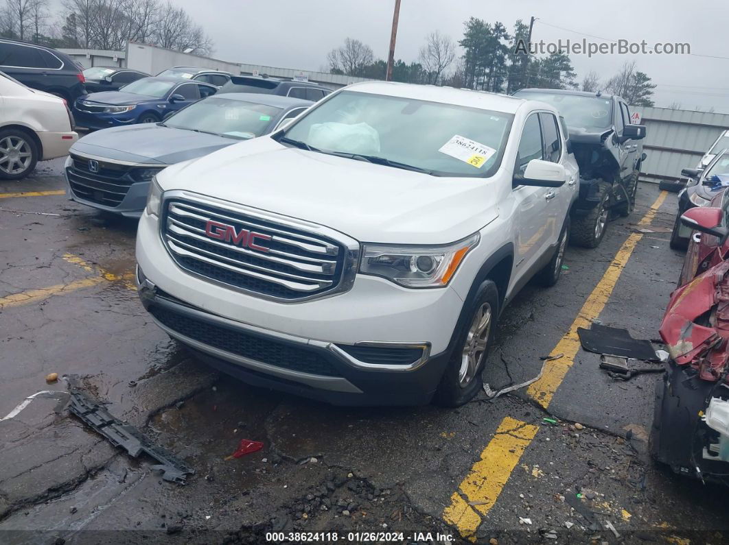 2019 Gmc Acadia Sle-1 White vin: 1GKKNKLA3KZ121425