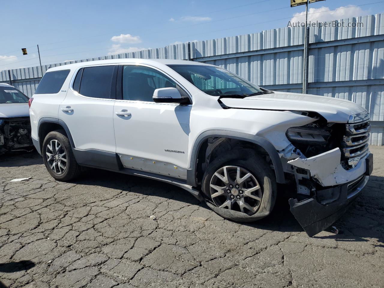 2020 Gmc Acadia Sle Белый vin: 1GKKNKLA4LZ130474