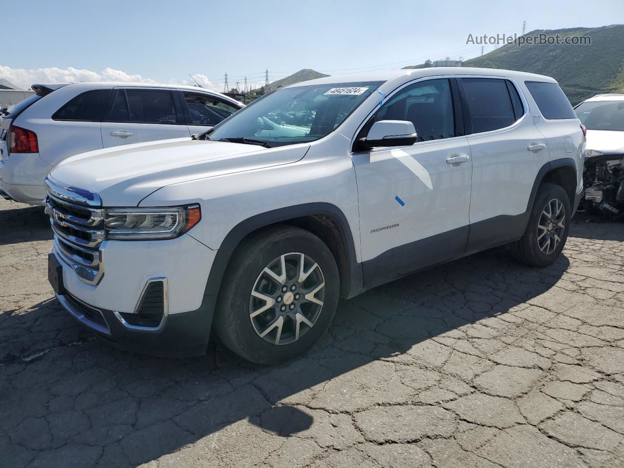 2020 Gmc Acadia Sle Белый vin: 1GKKNKLA4LZ130474