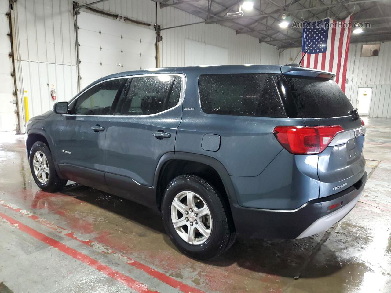 2019 Gmc Acadia Sle Blue vin: 1GKKNKLA5KZ278471