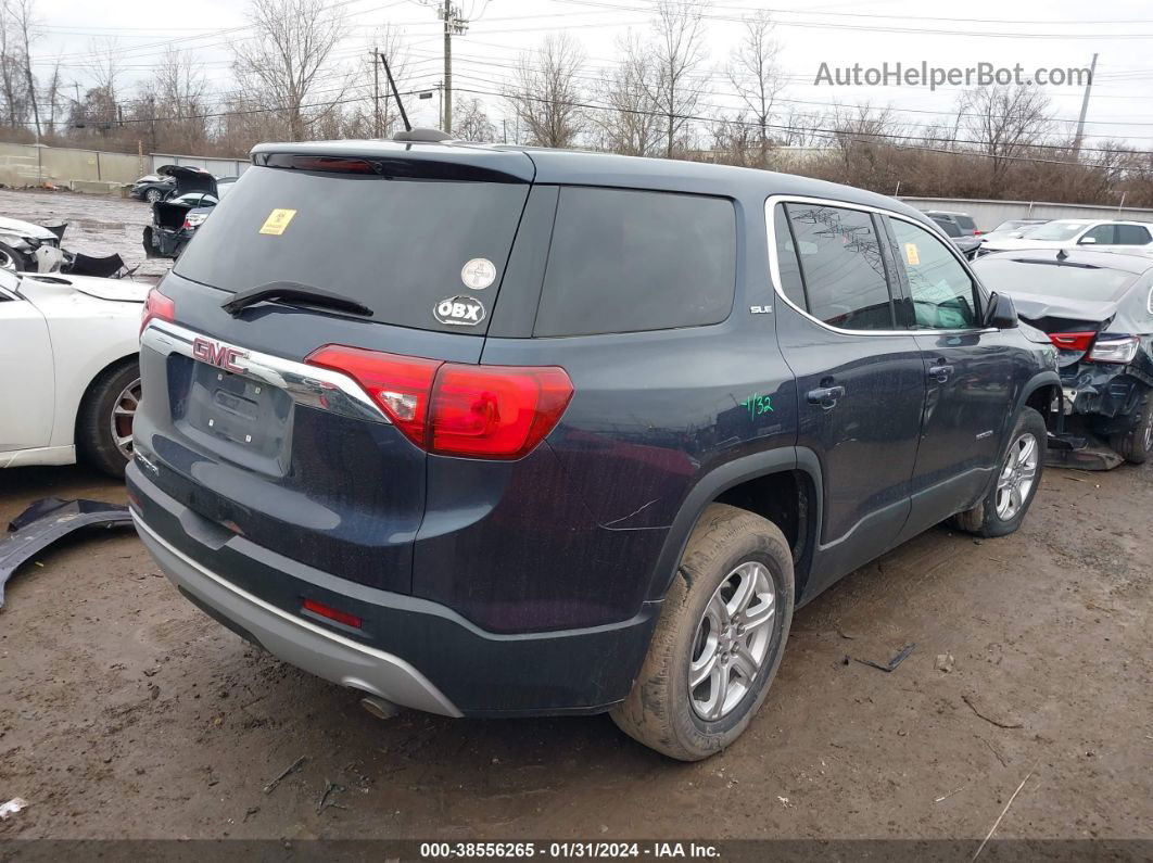 2019 Gmc Acadia Sle-1 Blue vin: 1GKKNKLA6KZ131902