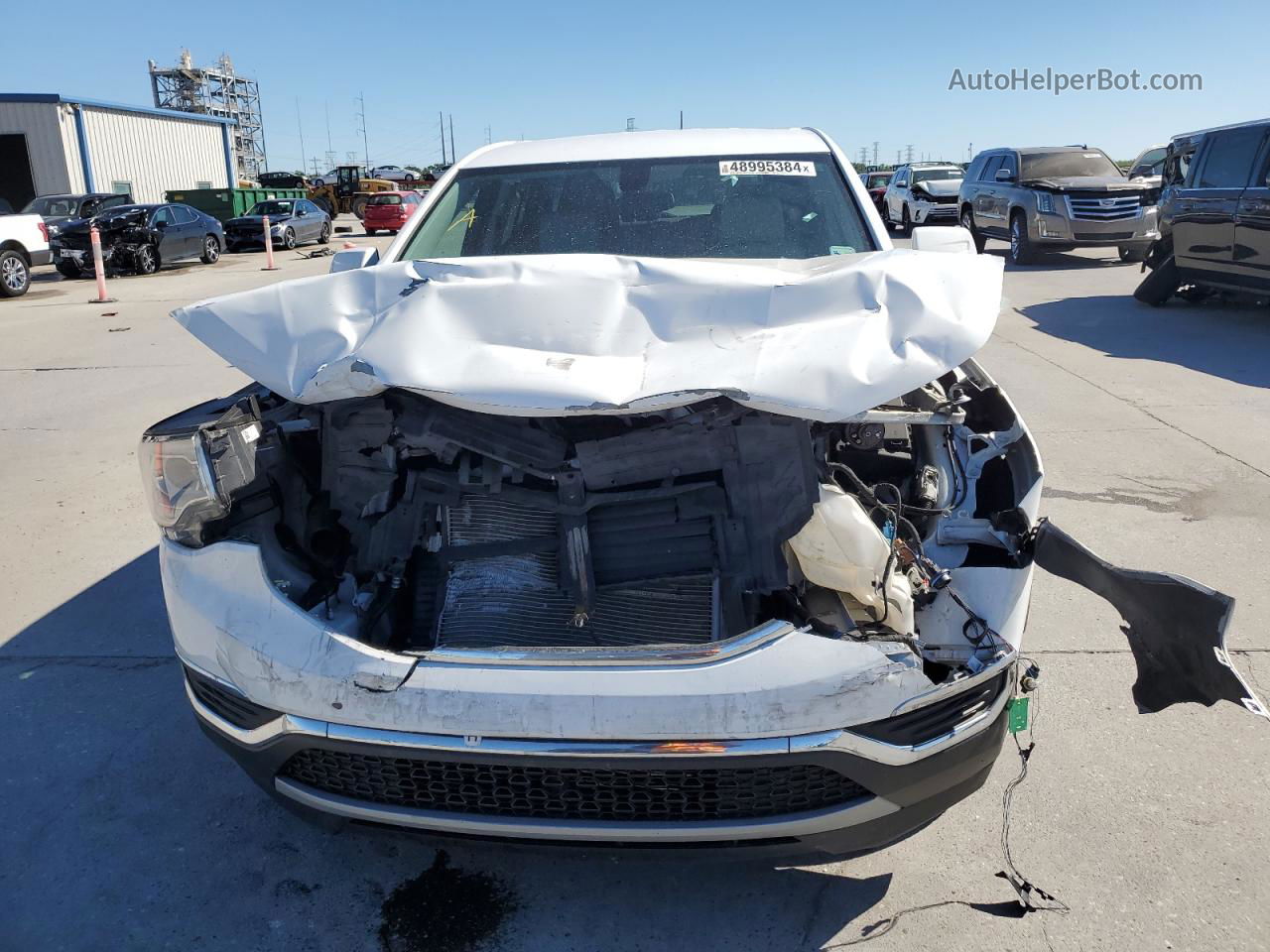 2019 Gmc Acadia Sle White vin: 1GKKNKLA6KZ198855