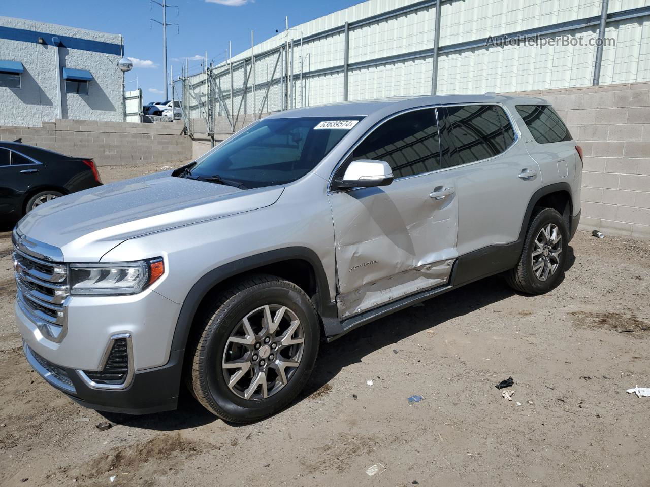 2020 Gmc Acadia Sle Silver vin: 1GKKNKLA6LZ154825