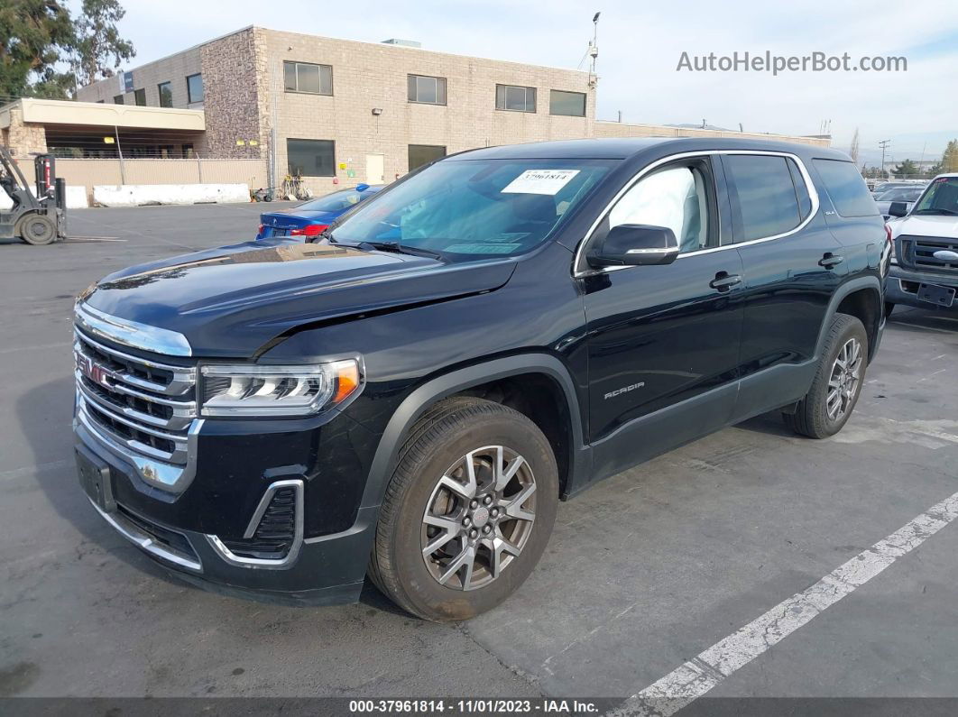 2020 Gmc Acadia Fwd Sle Black vin: 1GKKNKLA7LZ197344