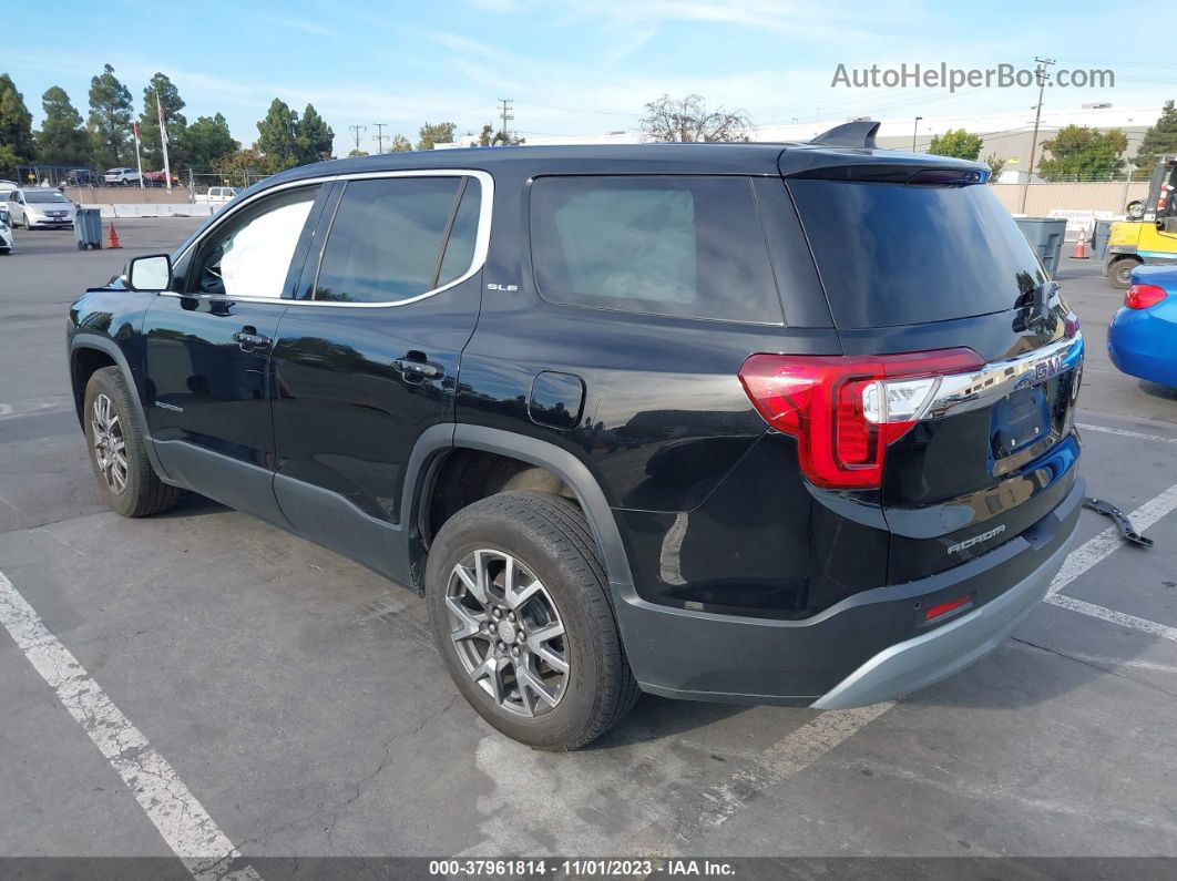 2020 Gmc Acadia Fwd Sle Black vin: 1GKKNKLA7LZ197344