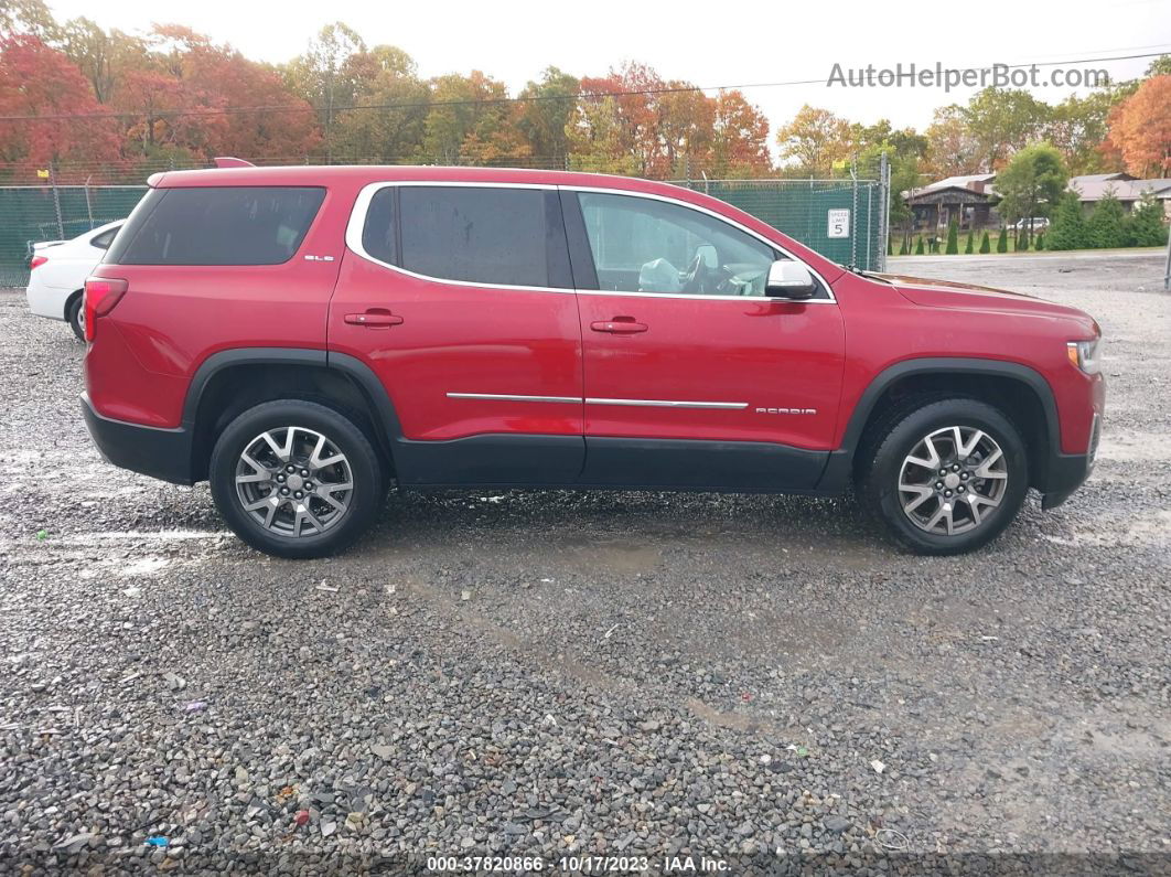 2020 Gmc Acadia Fwd Sle Maroon vin: 1GKKNKLA8LZ180195