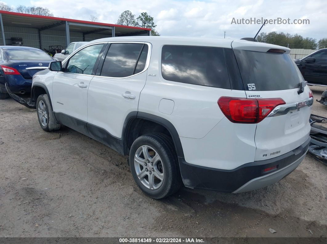 2019 Gmc Acadia Sle-1 White vin: 1GKKNKLAXKZ229301