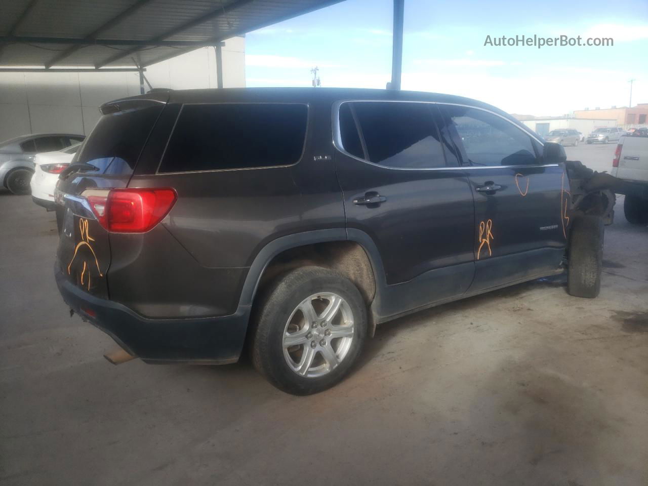 2019 Gmc Acadia Sle Серый vin: 1GKKNKLAXKZ289045