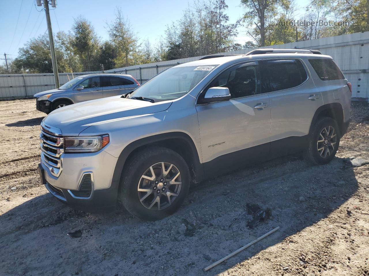 2020 Gmc Acadia Sle Silver vin: 1GKKNKLS1LZ196912