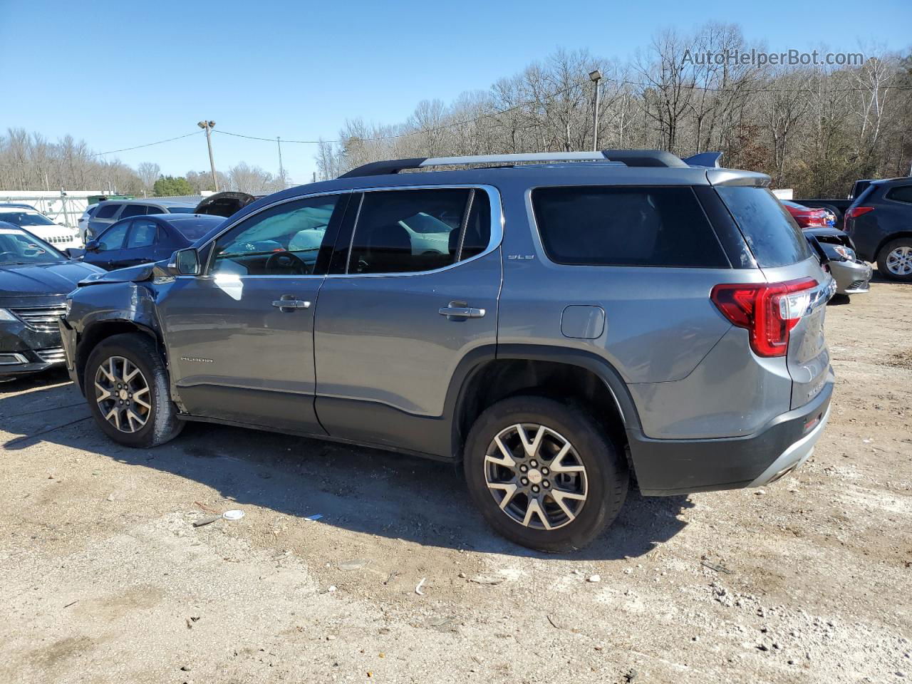 2020 Gmc Acadia Sle Gray vin: 1GKKNKLS9LZ161941