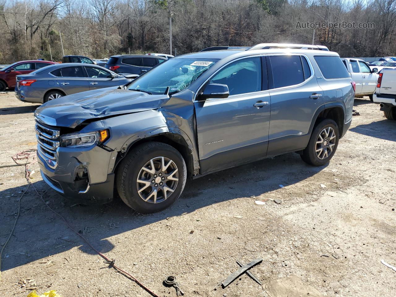 2020 Gmc Acadia Sle Gray vin: 1GKKNKLS9LZ161941