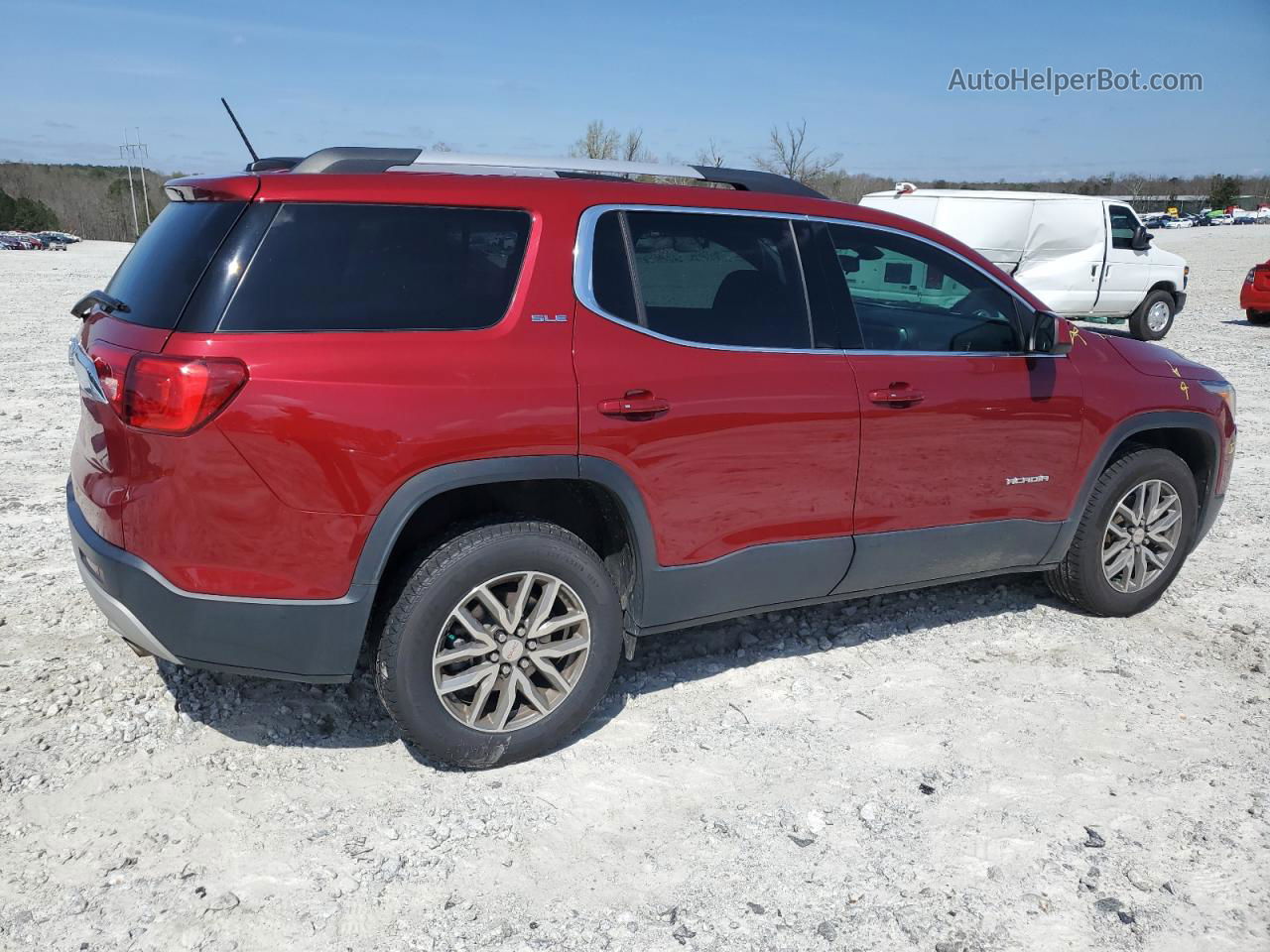 2019 Gmc Acadia Sle Maroon vin: 1GKKNLLA2KZ289272