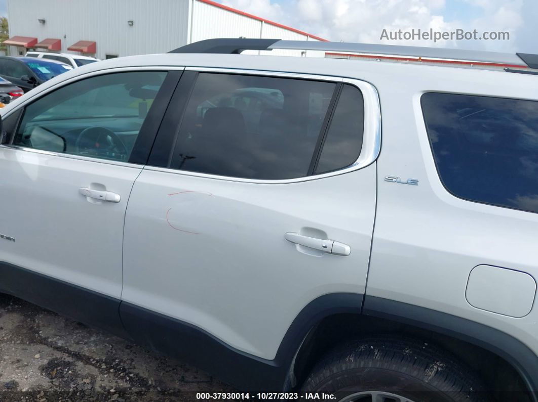 2019 Gmc Acadia Sle-2 White vin: 1GKKNLLA6KZ234095