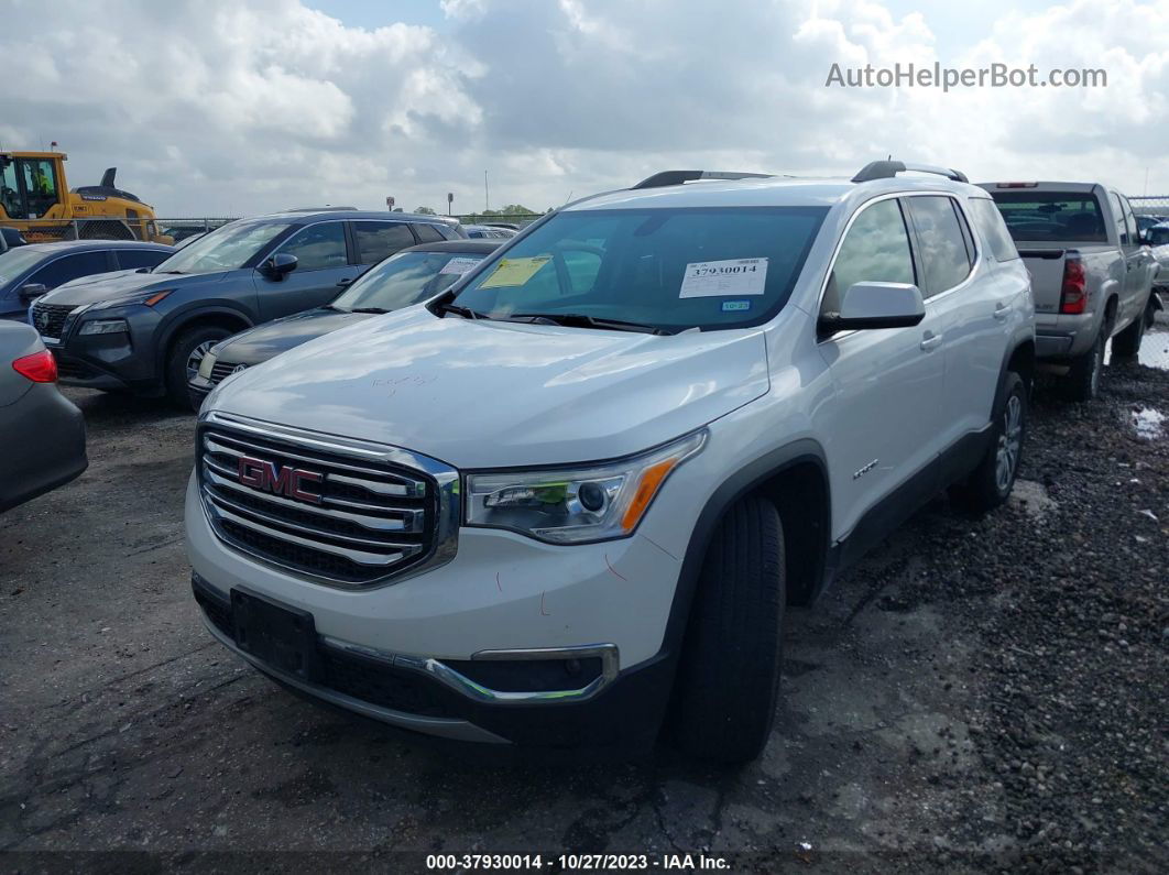 2019 Gmc Acadia Sle-2 White vin: 1GKKNLLA6KZ234095